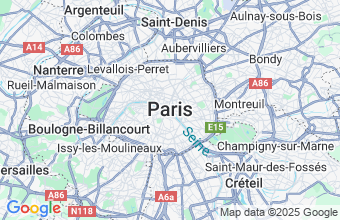 Map of Paris
