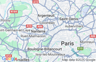 Map of Courbevoie