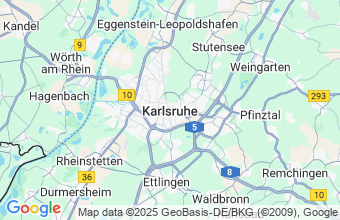 Map of Karlsruhe