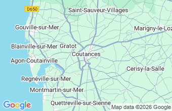 Map of Coutances