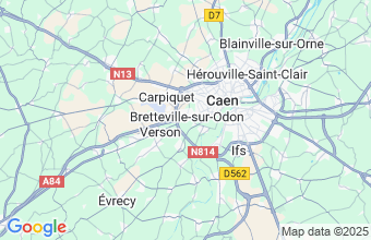 Map of Bretteville-Sur-Odon