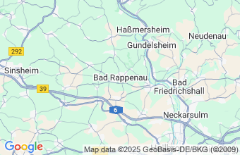 Map of Bad Rappenau