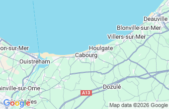 Map of Cabourg