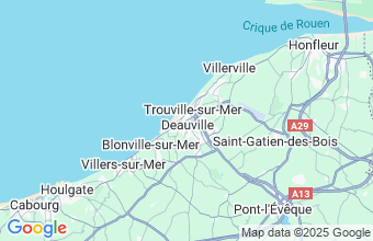 Map of Deauville