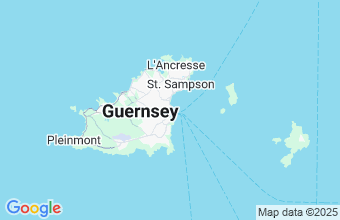 Map of St Peter Port Guernsey