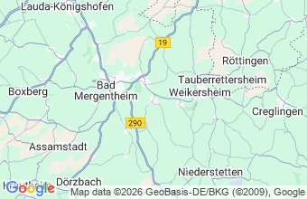Map of Markelsheim