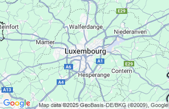 Map of Luxembourg City