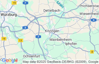 Map of Kitzingen