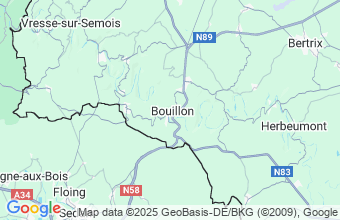 Map of Bouillon