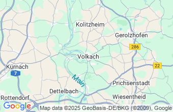 Map of Volkach