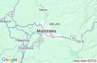 Map of Manizales
