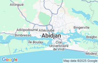 Map of Abidjan