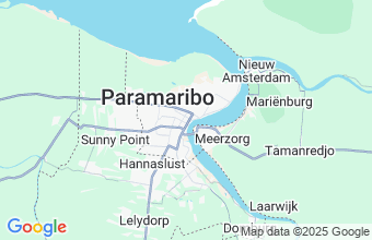 Map of Paramaribo