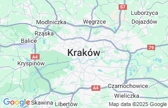 Map of Krakow