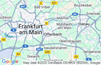 Map of Offenbach