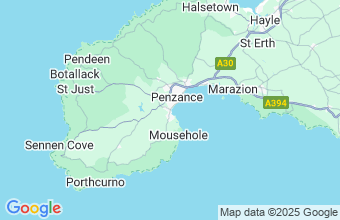 Map of Newlyn Penzance