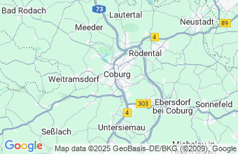 Map of Coburg