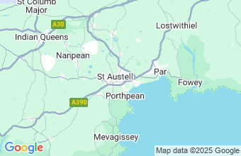 Map of St Austell