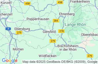 Map of Gersfeld