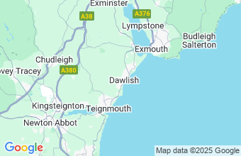 Map of Dawlish