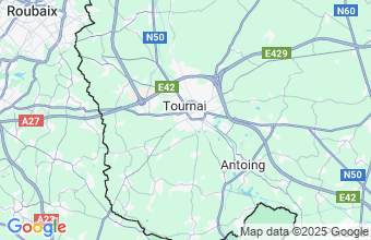 Map of Tournai
