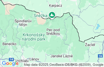 Map of Pec Pod Snezkou