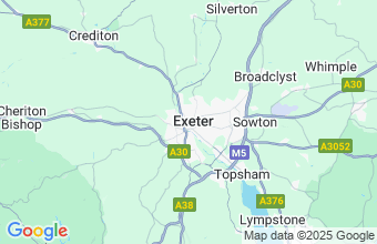 Map of Exeter