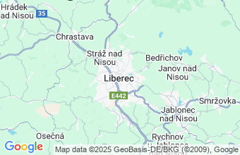 Map of Liberec