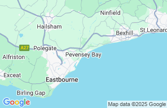 Map of East Sussex