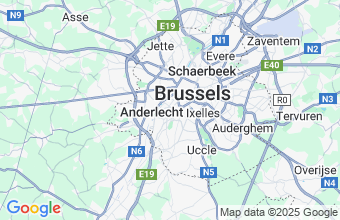 Map of Brussels