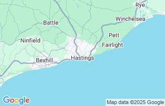 Map of Hastings