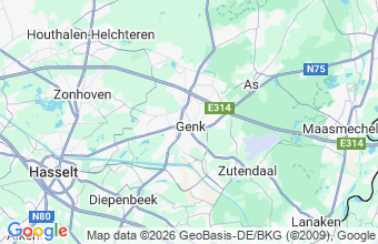 Map of Genk