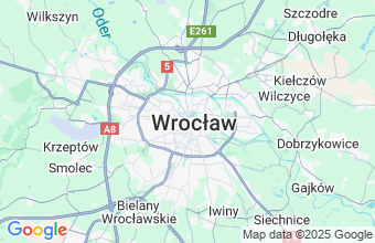 Map of Wroclaw