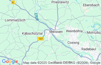 Map of Meissen