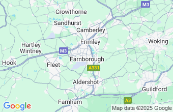 Map of Farnborough