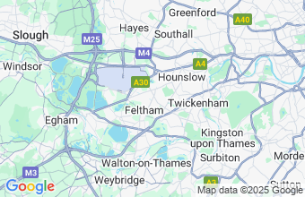 Map of Feltham
