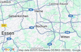 Map of Bochum
