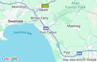 Map of Port Talbot