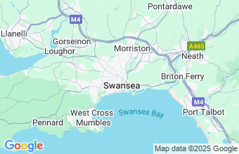 Map of Swansea