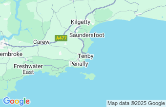 Map of Tenby