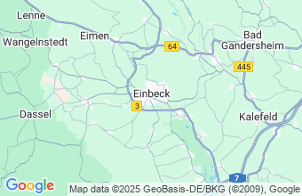 Map of Einbeck
