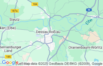 Map of Dessau