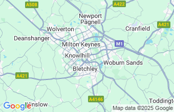 Map of Milton Keynes