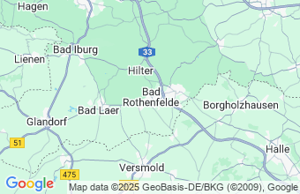 Map of Bad Rothenfelde