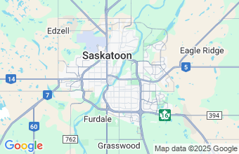 Map of Saskatoon