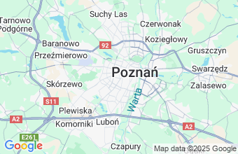 Map of Poznan