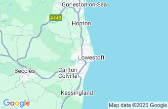 Map of Lowestoft