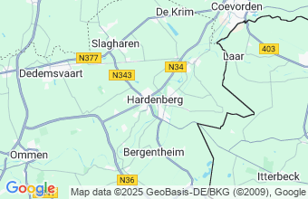 Map of Hardenberg