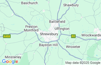 Map of Shrewsbury