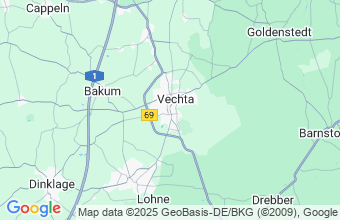 Map of Vechta